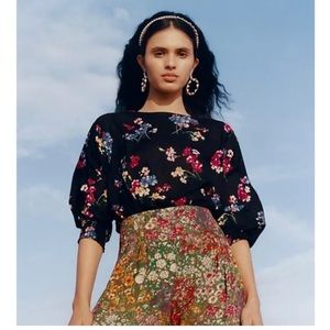 Anthropologie Adelaide Cotton Blouse By Maeve